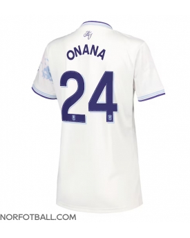 Billige Fotballdrakt Aston Villa Amadou Onana #24 Replika Tredjedrakt Dame 2025-26 Kortermet Billige Fotballdrakt Aston Villa Amadou Onana #24 Replika Tredjedrakt Dame 2025-26 Kortermet